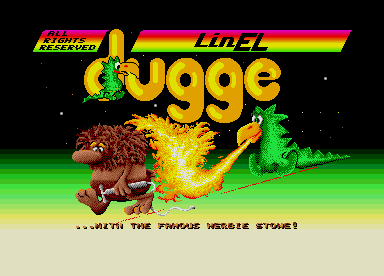 Dugger title screen (Atari ST)